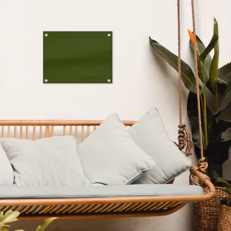 Olive - Drab - Groen tuinposter los doek klein 239 -sfeer7