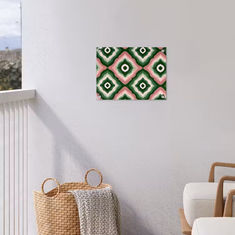 Ontwerp - Organisch - Kleurrijk tuinposter los doek klein 239 -sfeer8