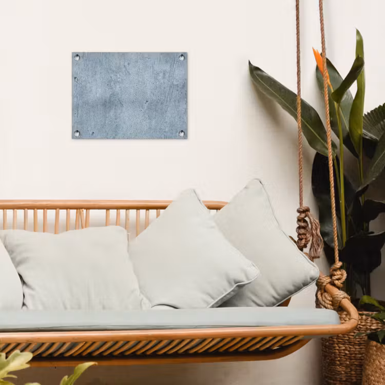 Oppervlak - Ruw - Abstract - Modern - Grijs tuinposter los doek klein -sfeer7