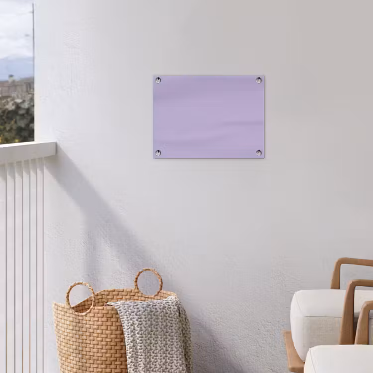 Pastel - Lilac - Paars tuinposter los doek klein 239 -sfeer8