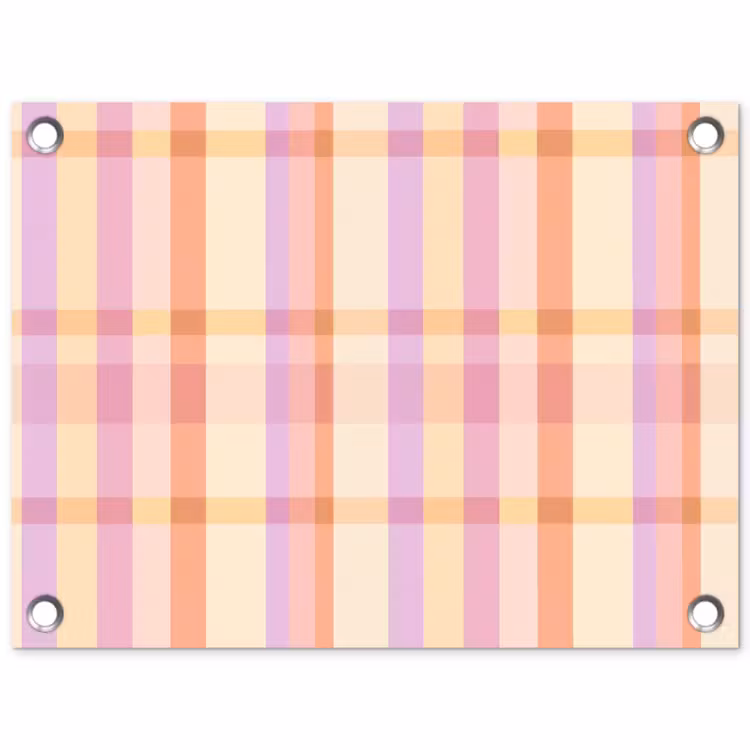 Pastel - uitpatroon - Geometrisch tuinposter los doek klein 239 -3d