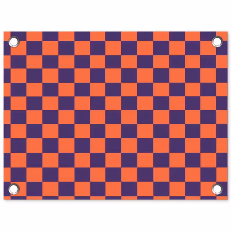 Patroon - Klassiek - Paars tuinposter los doek klein 239 -3d