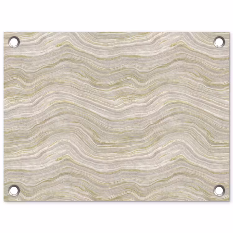 Patroon - Sereen - Groen tuinposter los doek klein 239 -3d