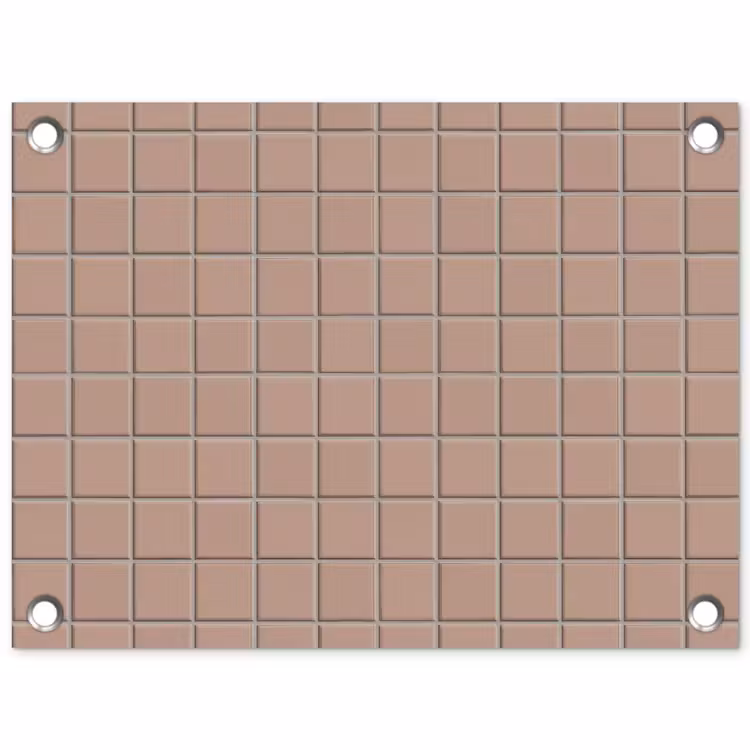 Patroon - Tegel - Oudroze tuinposter los doek klein 239 -3d