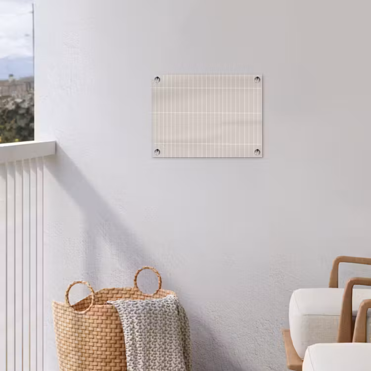 Patroon - Tegels - Zand tuinposter los doek klein 239 -sfeer8