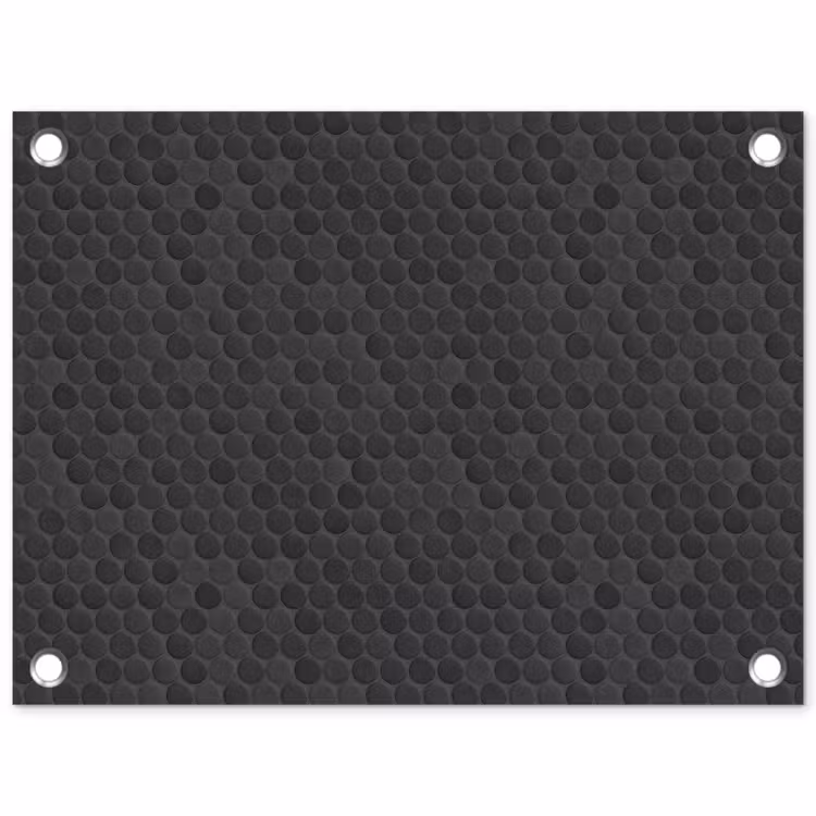 Penny - Mozaïek - Donkergrijs tuinposter los doek klein 239 -3d