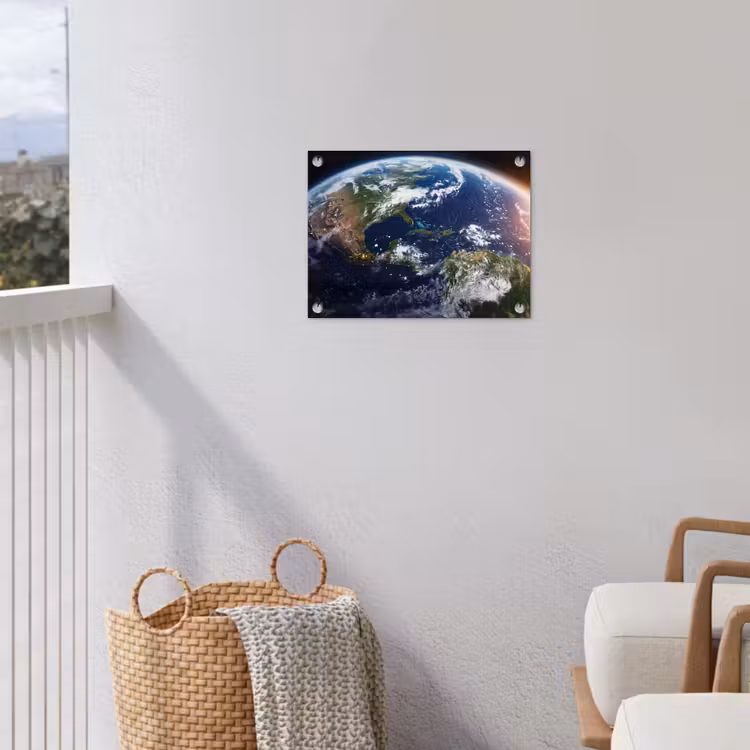 Tuinposter - Planeet - Ruimte - Kosmos - Planeet - Ruimte - Kosmos tuinposter los doek klein