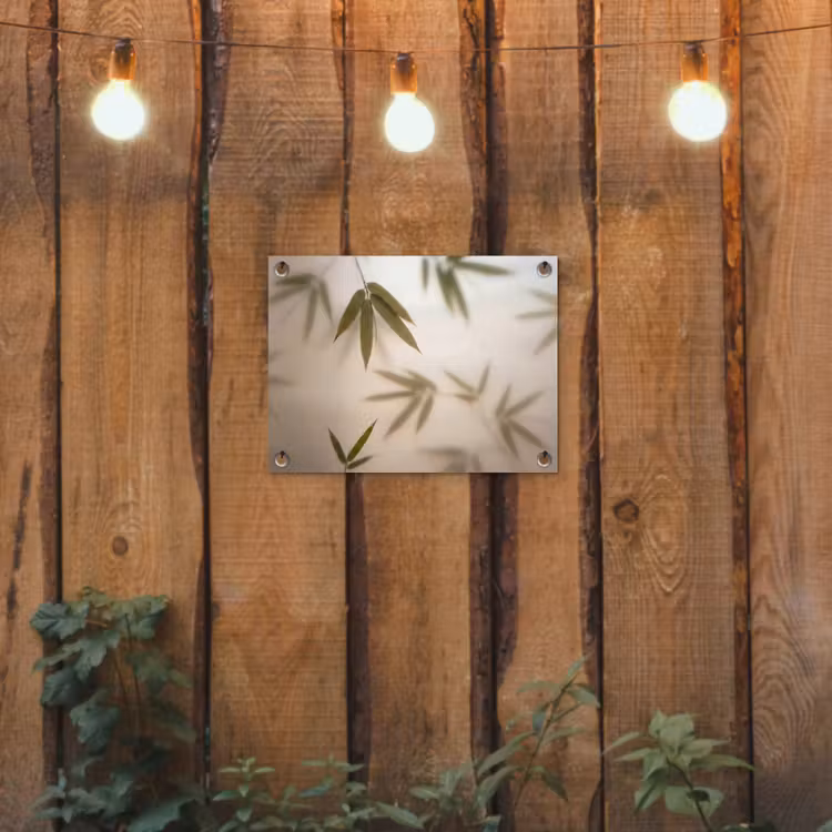 Planten - Bladeren - Natuur - Groen tuinposter los doek klein -sfeer1