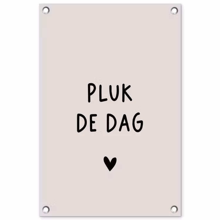 plukdedag-beige tuinposter los doek klein -3d