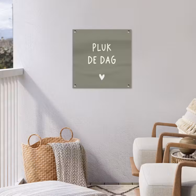 plukdedag-groen tuinposter los doek klein -sfeer8