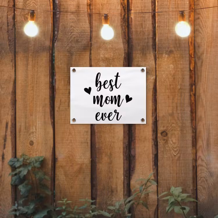Quotes - Moederdag - Cadeau tuinposter los doek klein -sfeer1