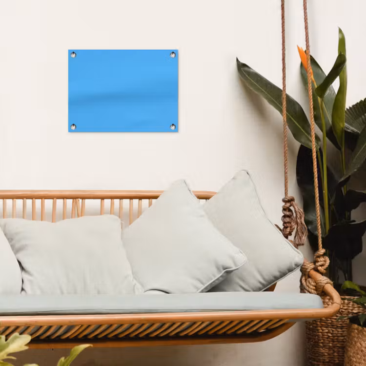 Sky - Blue - Blauw tuinposter los doek klein 239 -sfeer7