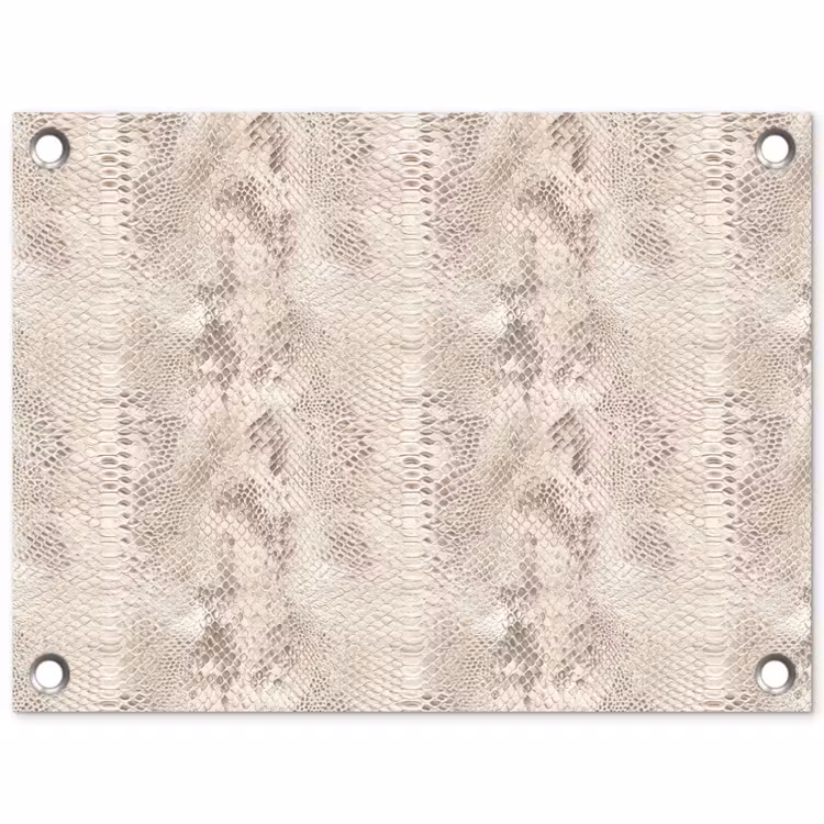 Slang - Patroon - Beige tuinposter los doek klein 239 -3d