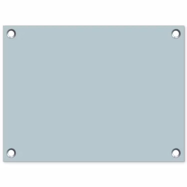 Slate - Blue - Blauw tuinposter los doek klein 239 -3d