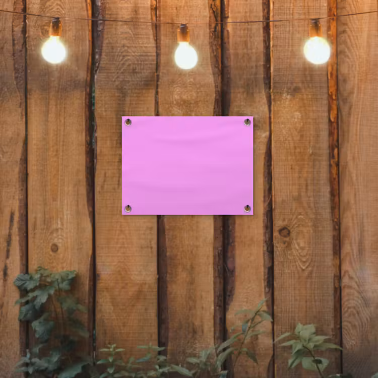 Soft - Lavender - Roze tuinposter los doek klein 239 -sfeer1