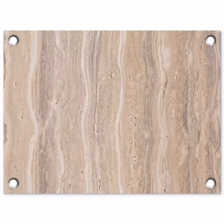 Steen - Patroon - Textuur - Natuurlijk - Beige tuinposter los doek klein -3d