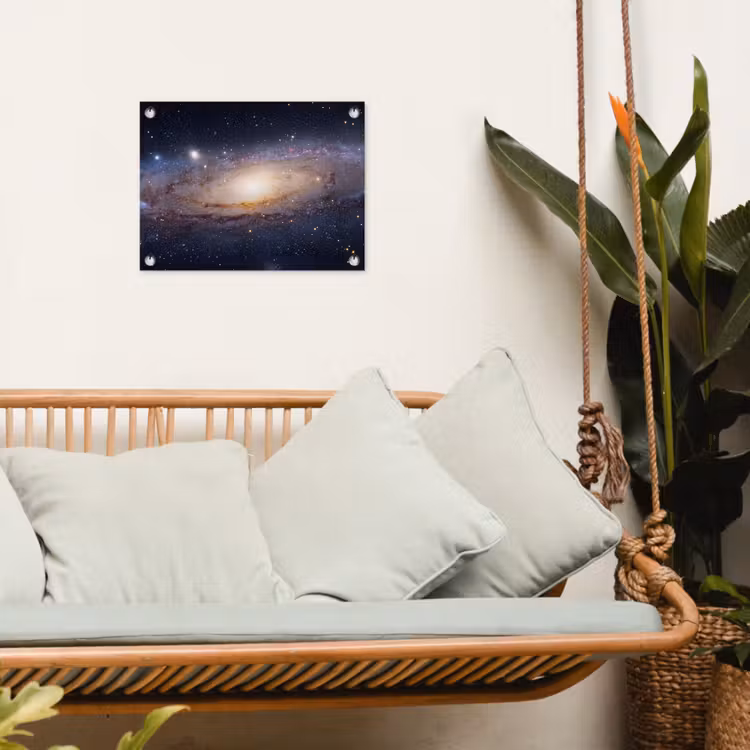 Tuinposter - Sterrenstelsel - Ruimte - Kosmos - Sterrenstelsel - Ruimte - Kosmos tuinposter los doek klein