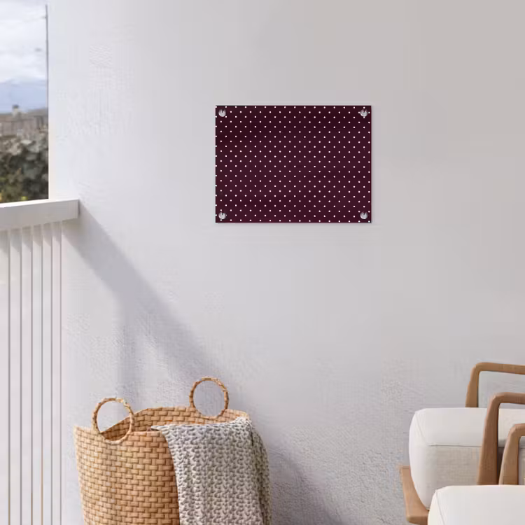Stippen - Modern - Paars tuinposter los doek klein 239 -sfeer8