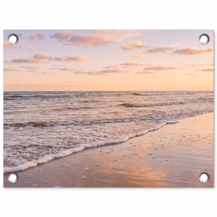 Strand - Branding - Wolken tuinposter los doek klein -3d
