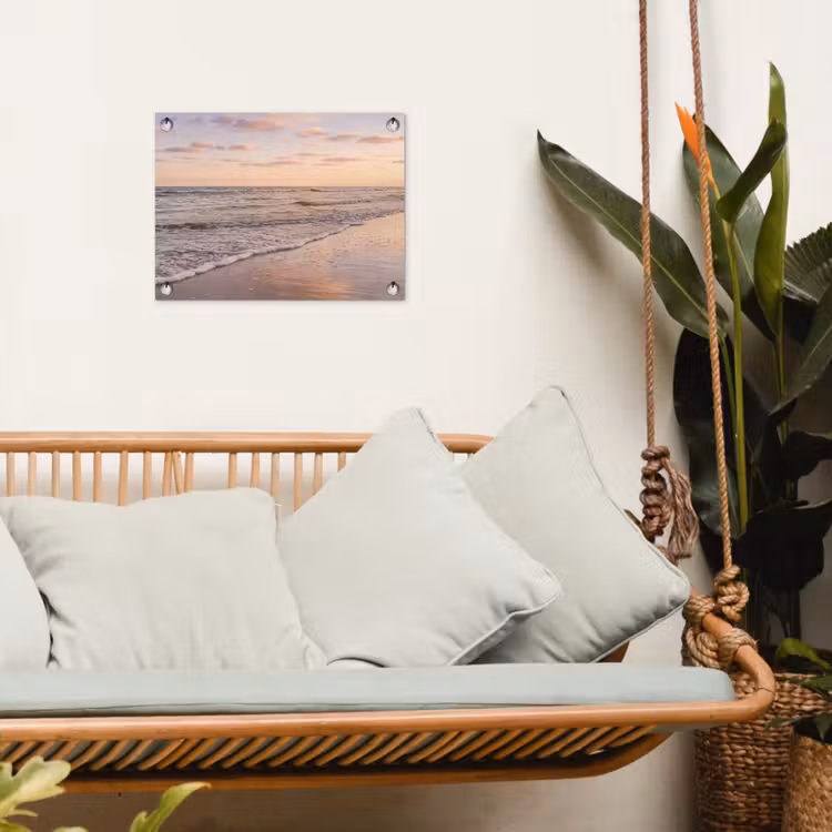 Strand - Branding - Wolken tuinposter los doek klein -sfeer7