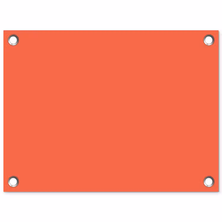 Sunset - Salmon - Oranje tuinposter los doek klein 239 -3d