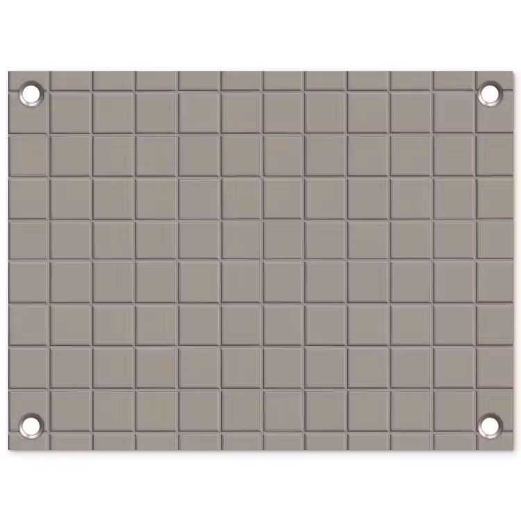 Tegel - Patroon Kiezel - Grijs tuinposter los doek klein 239 -3d