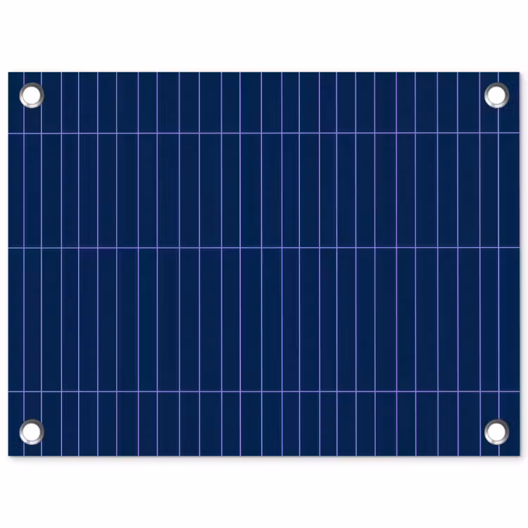 Tegels - Langwerpig - Blauw tuinposter los doek klein 239 -3d