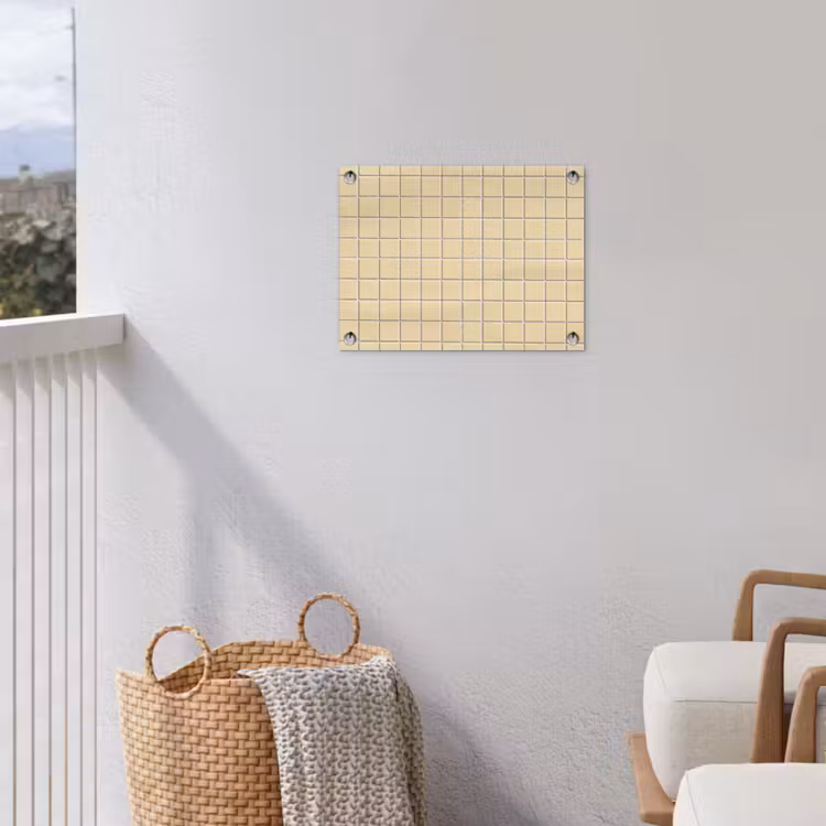 Tegels - Patroon - Crème tuinposter los doek klein 239 -sfeer8