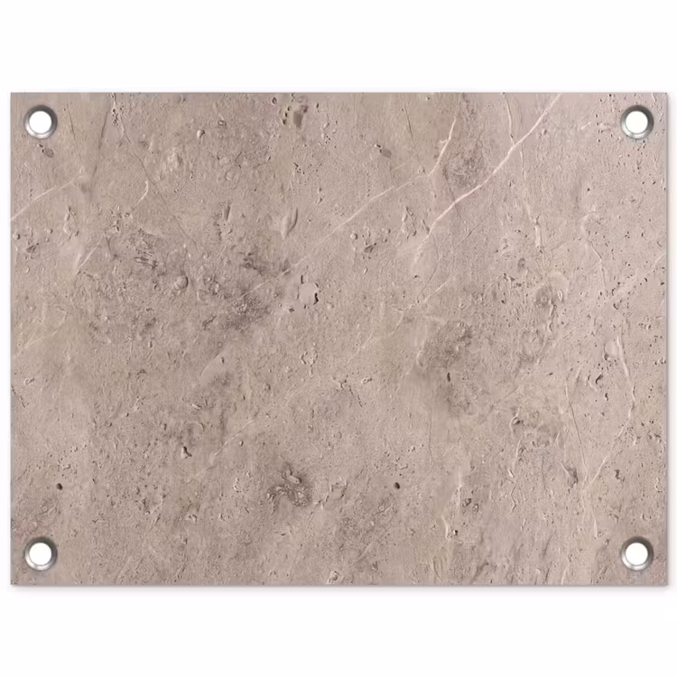 Textuur - Steen - Patroon - Rustiek - Beige tuinposter los doek klein -3d