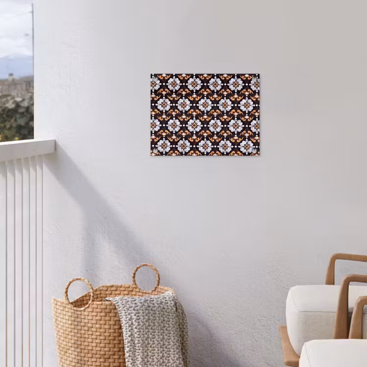 traditioneel - Element - Kleurrijk tuinposter los doek klein 239 -sfeer8