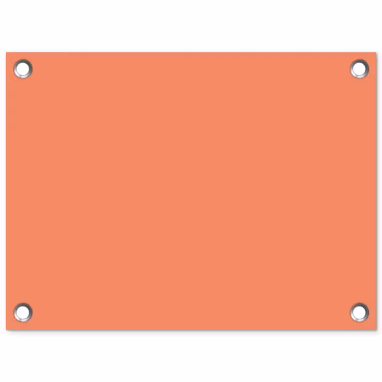 Warm - Clay - Terracotta tuinposter los doek klein 239 -3d