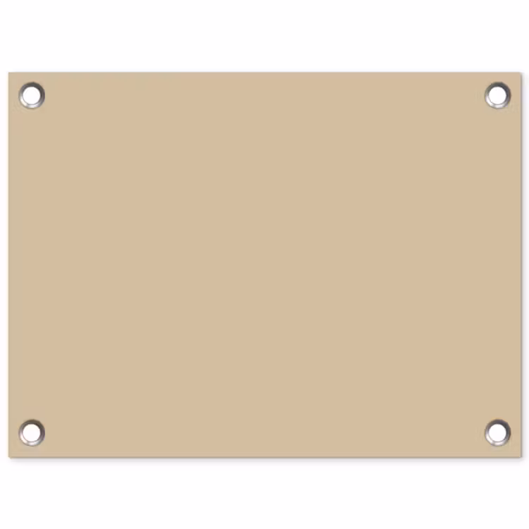 Warm - Sand - Nude tuinposter los doek klein 239 -3d