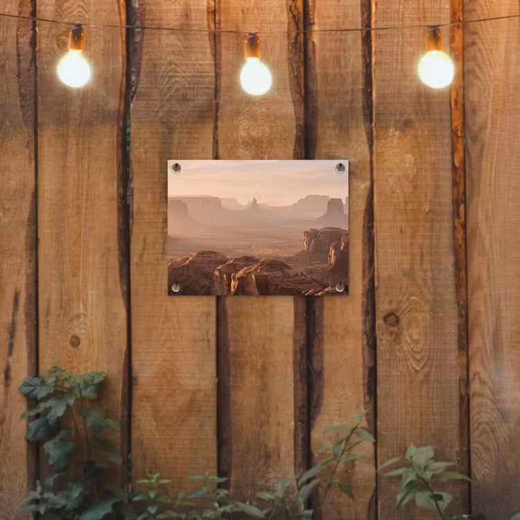 Woestijn - Landschap - Natuur tuinposter los doek klein -sfeer1