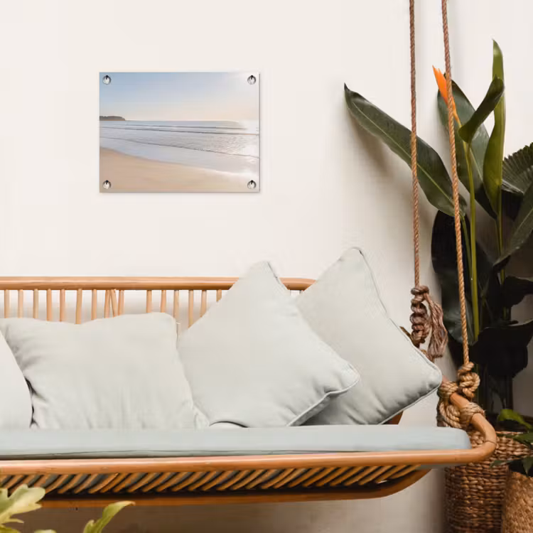 Zee - Zon - Zand tuinposter los doek klein -sfeer7