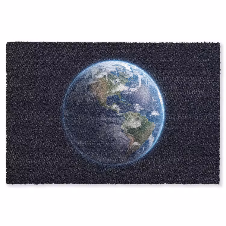 Vloerkleed - Aarde - Ruimte - Kosmos - Aarde - Ruimte - Kosmos Vloerkleed Rechthoek klein