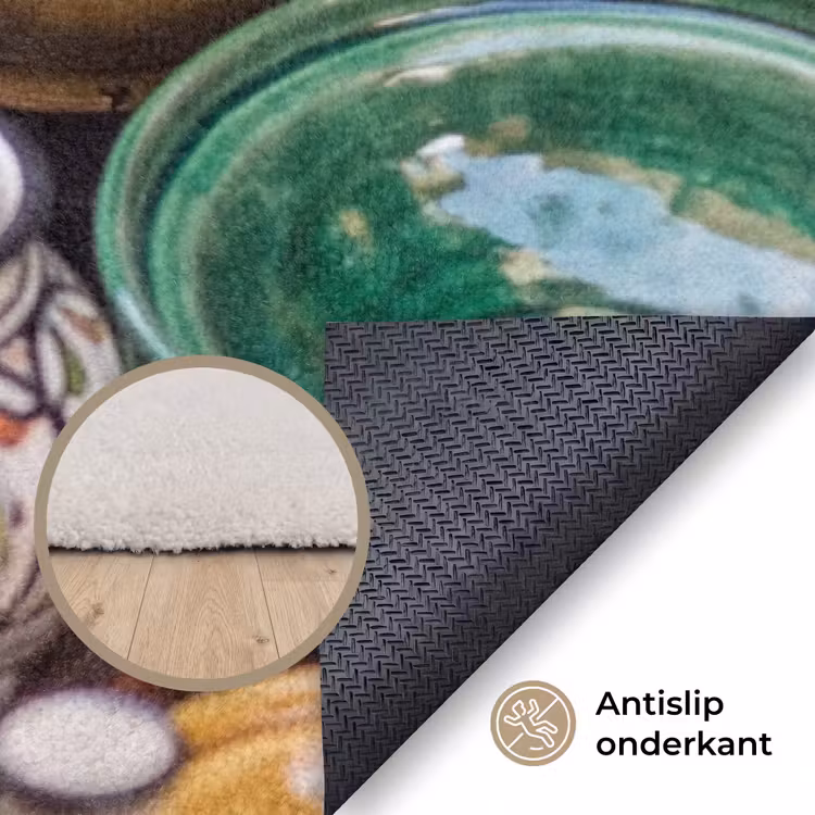 Vloerkleed - Aardewerk - Kleurrijk - Patroon - Aardewerk - Kleurrijk - Patroon Vloerkleed Rechthoek klein
