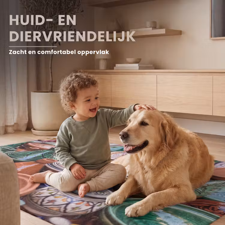 Vloerkleed - Aardewerk - Kleurrijk - Patroon - Aardewerk - Kleurrijk - Patroon Vloerkleed Rechthoek klein