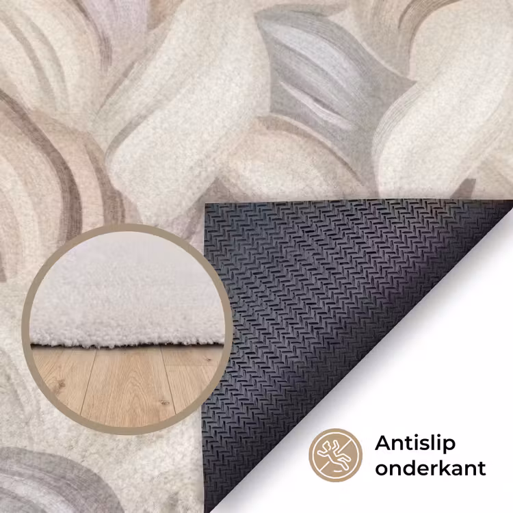 Abstract - Golvend - Pastel Vloerkleed Rechthoek klein 1091 -uniquesellingpoint_antislip_NL_DE