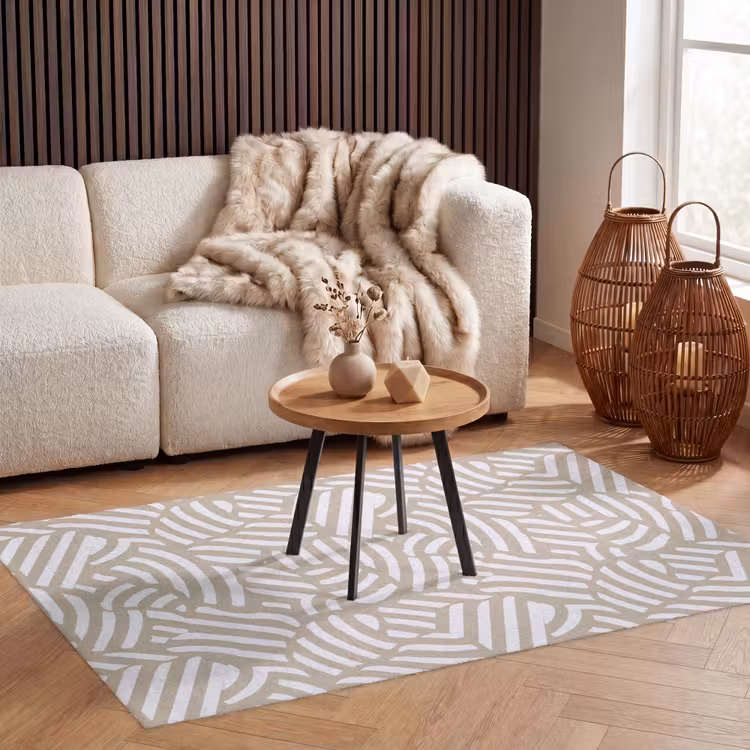 Abstract - Modern - Beige Vloerkleed Rechthoek klein 1091 -atmosphere_sfeer2_global