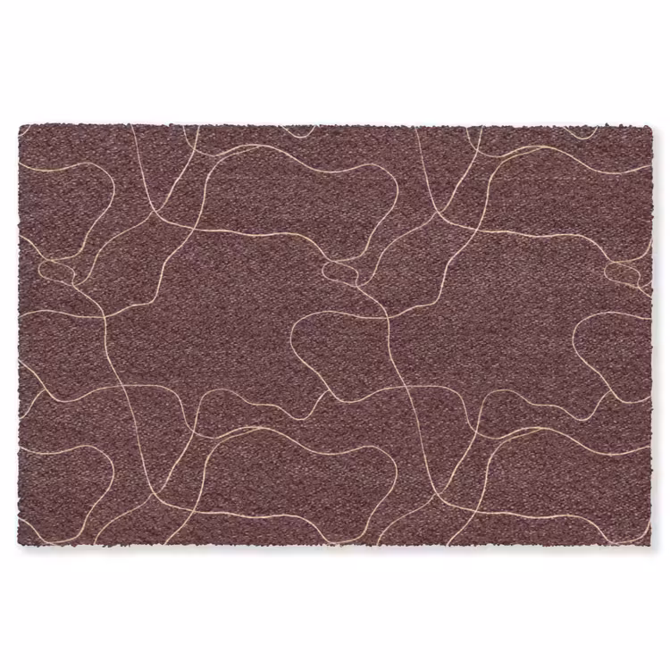 Abstract - Modern - Bruin Vloerkleed Rechthoek klein 1091 -3d