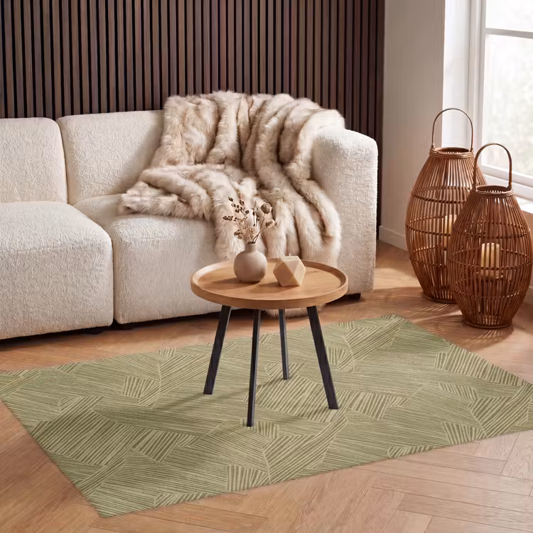 Abstract - Modern - Groen Vloerkleed Rechthoek klein 1091 -atmosphere_sfeer2_global