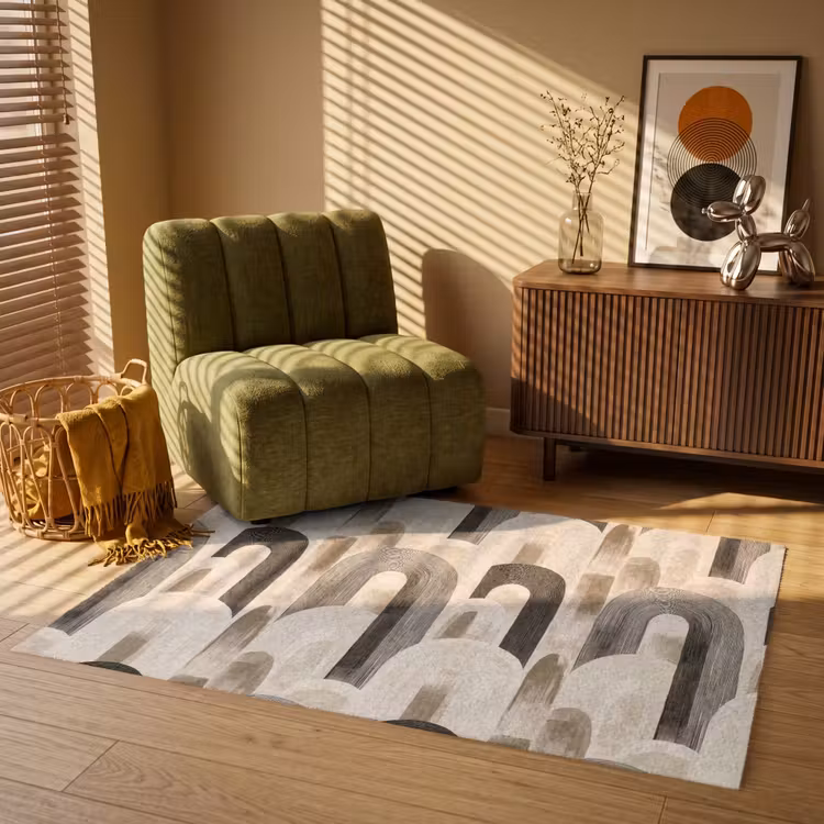 Abstract - Patroon - Bogen Vloerkleed Rechthoek klein 1091 -atmosphere_sfeer1_global