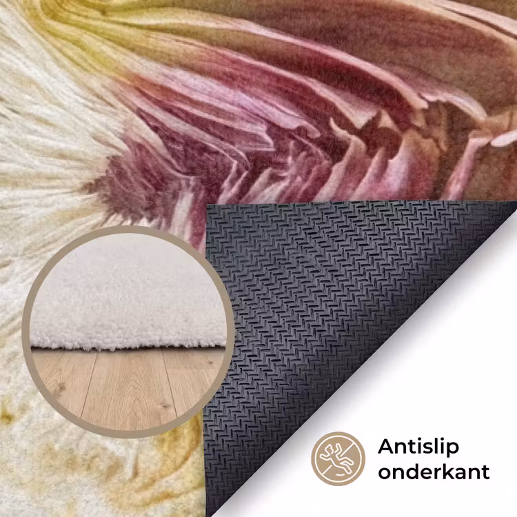 Vloerkleed - Artisjok - Doorgesneden - Eten - Artisjok - Doorgesneden - Eten Vloerkleed Rechthoek klein