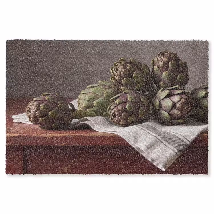 Vloerkleed - Artisjok - Eten - Rustiek - Artisjok - Eten - Rustiek Vloerkleed Rechthoek klein