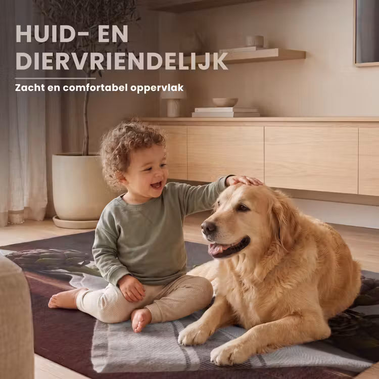 Vloerkleed - Artisjok - Eten - Rustiek - Artisjok - Eten - Rustiek Vloerkleed Rechthoek klein