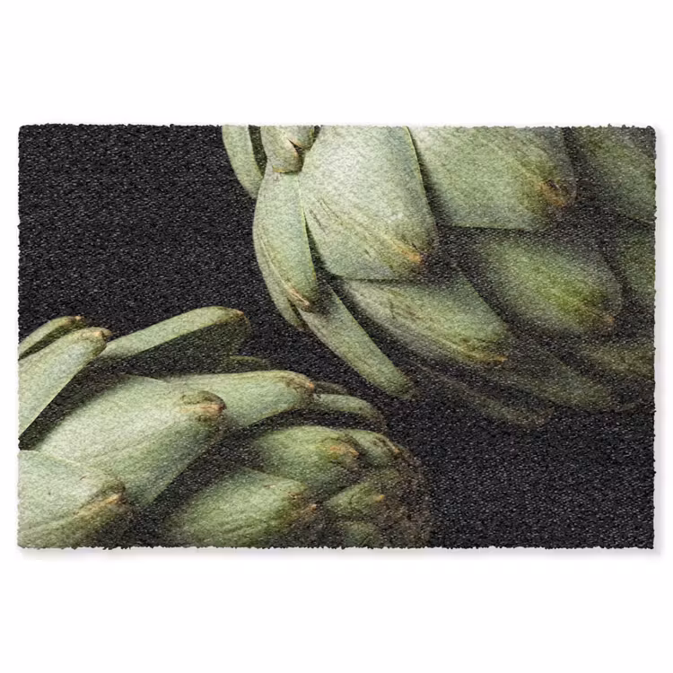 Vloerkleed - Artisjok - Groen - Eten - Artisjok - Groen - Eten Vloerkleed Rechthoek klein
