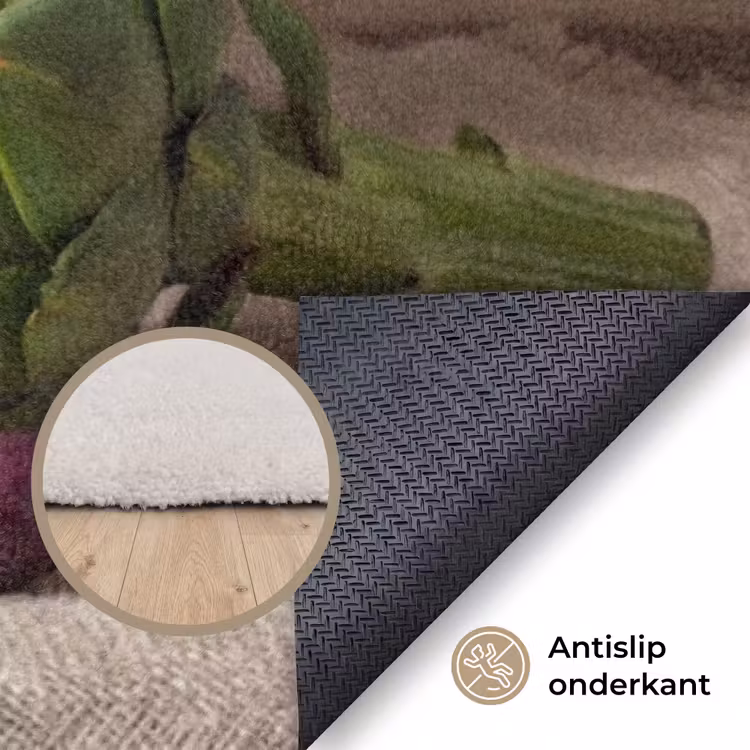 Vloerkleed - Artisjokken - Olijven - Eten - Artisjokken - Olijven - Eten Vloerkleed Rechthoek klein
