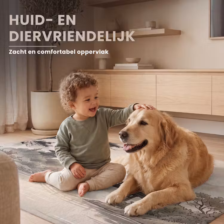 Azië - Landschap - Kleurrijk Vloerkleed Rechthoek klein -uniquesellingpoint_zacht_NL