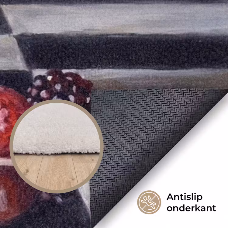Vloerkleed - Bessen - Kristal - Stilleven - Bessen - Kristal - Stilleven Vloerkleed Rechthoek klein