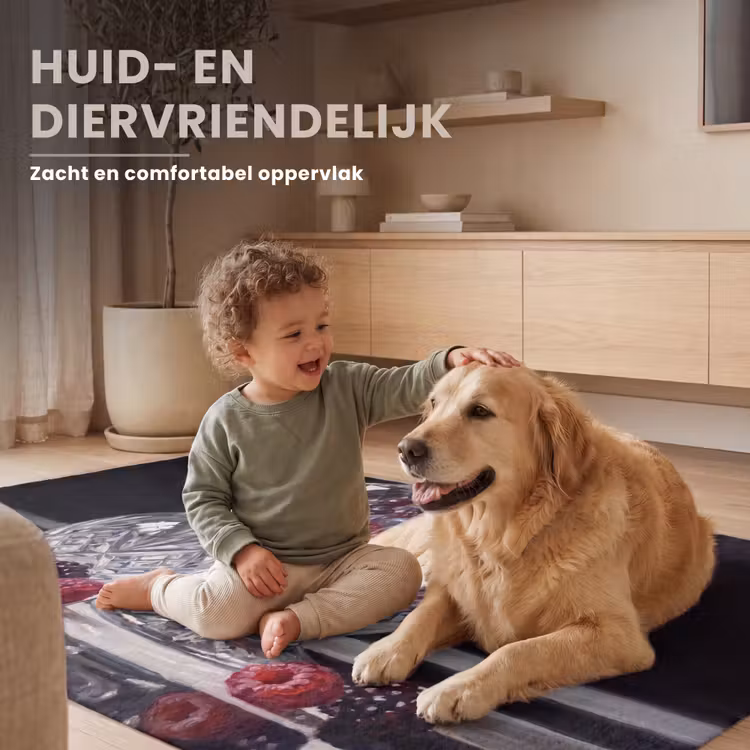Vloerkleed - Bessen - Kristal - Stilleven - Bessen - Kristal - Stilleven Vloerkleed Rechthoek klein